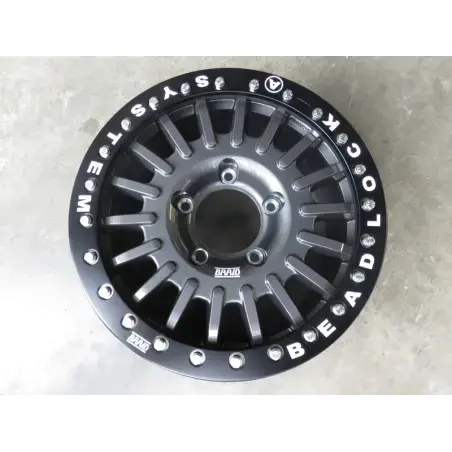 Dirty Roamer Jante alu Braid Winrace beadlock grise 8 5x17 5x