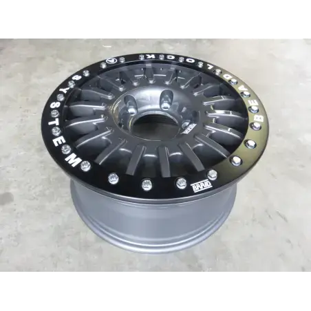 Dirty Roamer Jante alu Braid Winrace beadlock grise 8 5x17 5x