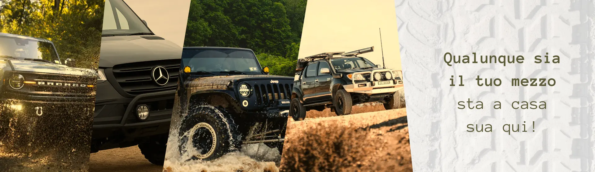 Ricambi Hilux, Sprinter 4x4, Wrangler, Toyota HDJ80, Patrol